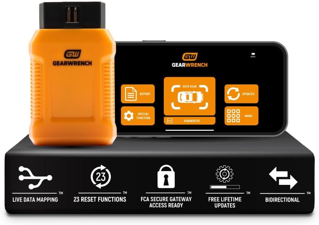 GEARWRENCH 7" Wireless Bi-Directional Diagnostic Scanner Tablet | GWSMART07