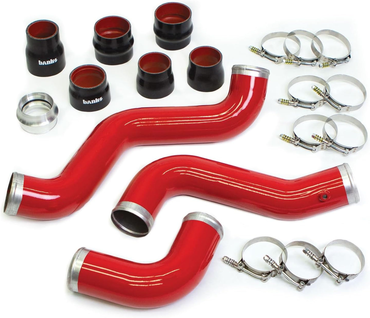 Banks Power - 17-19 Chevy/GMC 2500HD/3500HD Diesel 6.6L Boost Tube Upgrade Kit - Red (25999)
