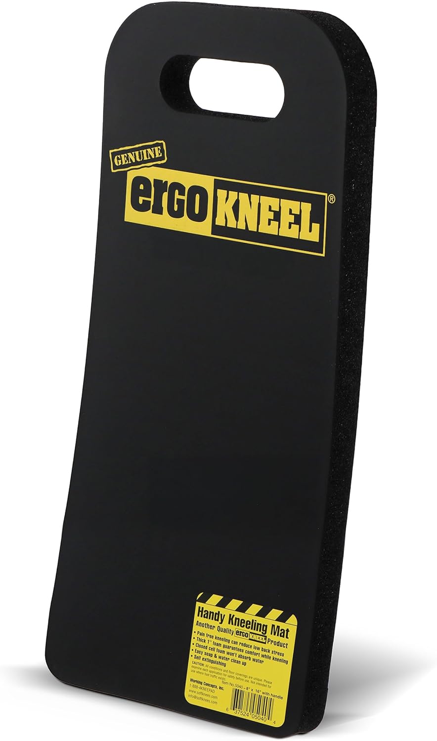 Foam Kneeling Pad – Extra Thick 1” Kneeling Mat 8” x 20” | Working Pad for Knees & Back | Heavy-Duty Anti-Fatigue Knee Mat | Portable Industrial Kneeling Pad, Garden Mat