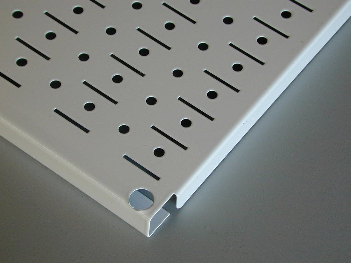Wall Control Pegboard Organizer 4 ft. Metal Pegboard Standard Tool Storage Kit with Gray Toolboard and White Accessories