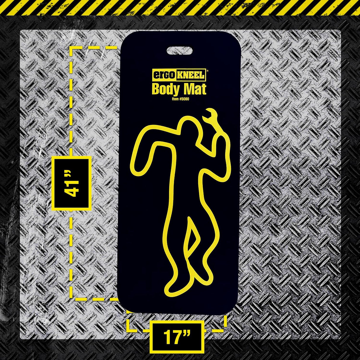 Body Mat | 41' x 17' x 1' Kneeling Pad | Heavy-Duty Foam Anti-Fatigue Mat for Severe Kneeling & Industrial Use
