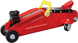 BIG RED T82001S Torin Hydraulic Trolley Service/Floor Jack Combo with 2 Jack Stands and Blow Mold Carrying Storage Case, 2 Ton (4,000 lb) Capacity, Red