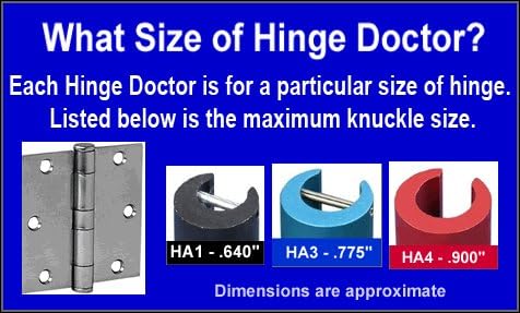 PRICE - Hinge Doctor HA1D/HA3D Set For Commercial Hinges