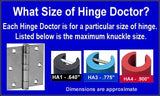 PRICE - Hinge Doctor HA1D/HA3D Set For Commercial Hinges
