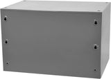 Akro-Mils Steel Garage Storage Cabinet, Small Parts Organizer Metal Cabinet for Hardware, Nails, Screws, Bolts, Nuts, and More, 17" W x 11" D x 11" H, 28-Drawer, Gray Cabinet/Blue Drawers (19228)