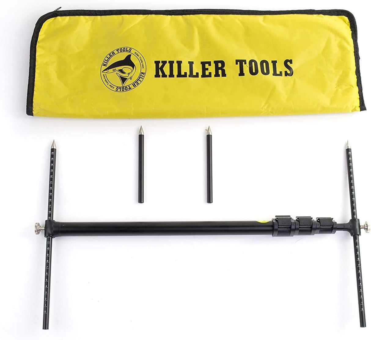Killer Tools ART90MINI Squaring Tram Gauge, Telescoping Tram Gauge