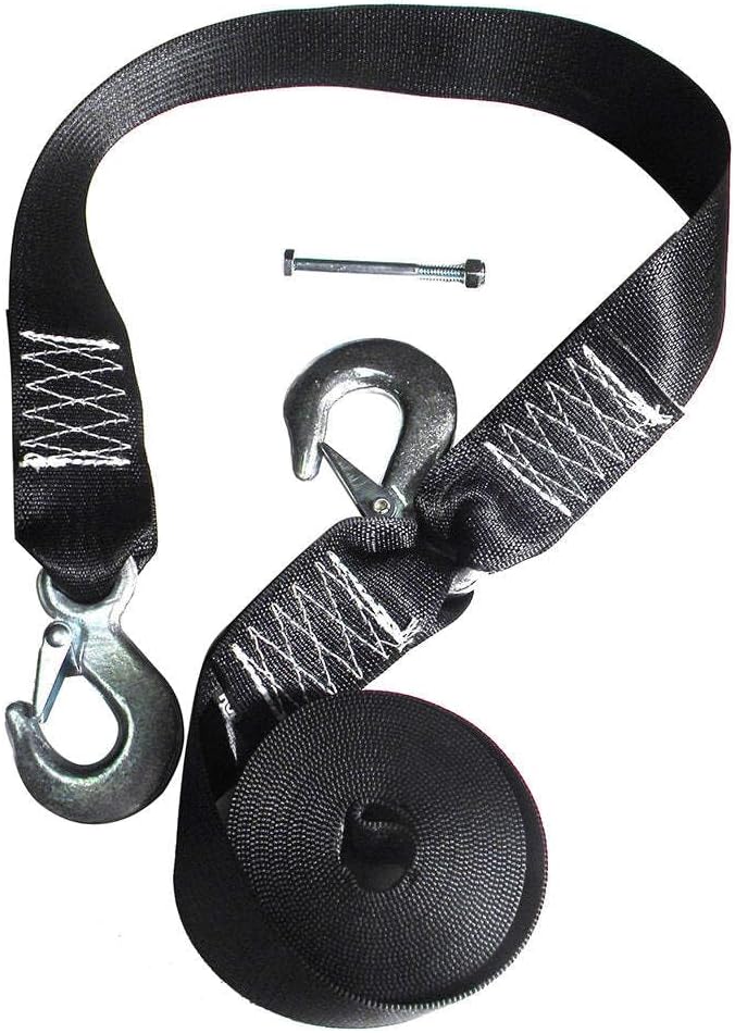 Rod Saver Winch Strap Replacement w/Safety Strap - 20'