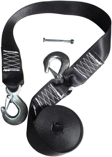 Rod Saver Winch Strap Replacement w/Safety Strap - 20'