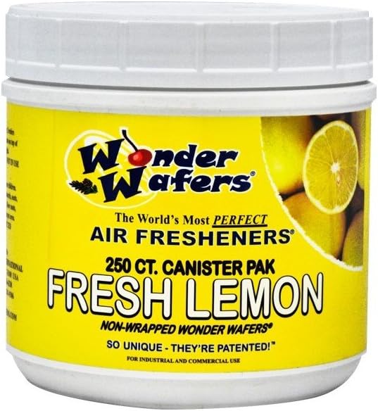 Wonder Wafers 250 Count New Leather Unwrapped Automobile Professional Use Air Fresheners Car and Truck Detail