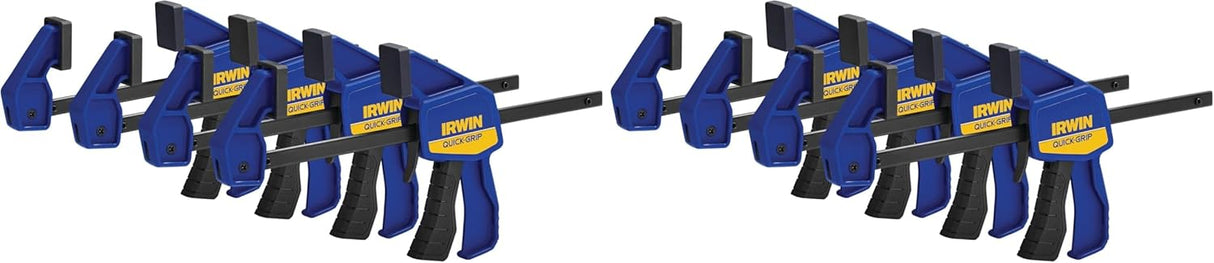 IRWIN QUICK-GRIP One-Handed Mini Bar Clamp 2 Pack, 6", 1964743