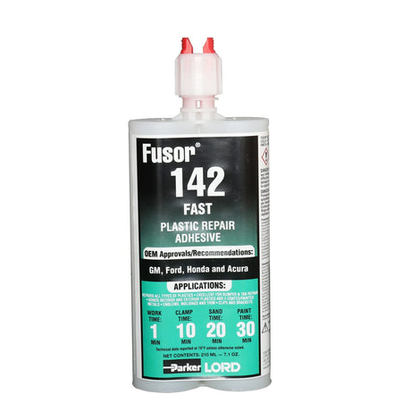 Lord Fusor Fus-142 Plastic Repair Adhesive, Fast, 7.1 Oz.
