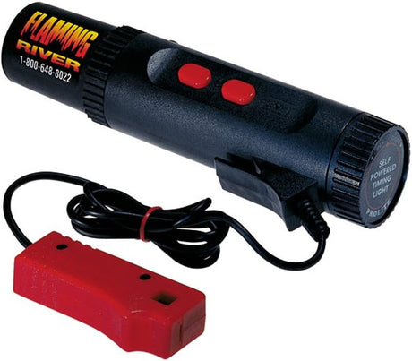 Flaming River Timing Light, The Light, Self-Powered, Detachable Inductive Pickup, Plastic, Black, Each