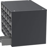 Akro-Mils Steel Garage Storage Cabinet, Small Parts Organizer Metal Cabinet for Hardware, Nails, Screws, Bolts, Nuts, and More, 17" W x 11" D x 11" H, 20-Drawer, Gray Cabinet/Gray Drawers (19320)