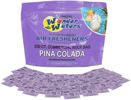 Wonder Wafers 250 Count New Leather Unwrapped Automobile Professional Use Air Fresheners Car and Truck Detail