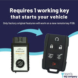 Keyless Entry, Car Key Remote FOB Designed for Select Buick, Chevrolet, Pontiac & Saturn Vehicles (6 Button Fob H (Hatch Release, Hatch Gate, Remote Start, Trunk Release, Lock, Unlock, and Panic))