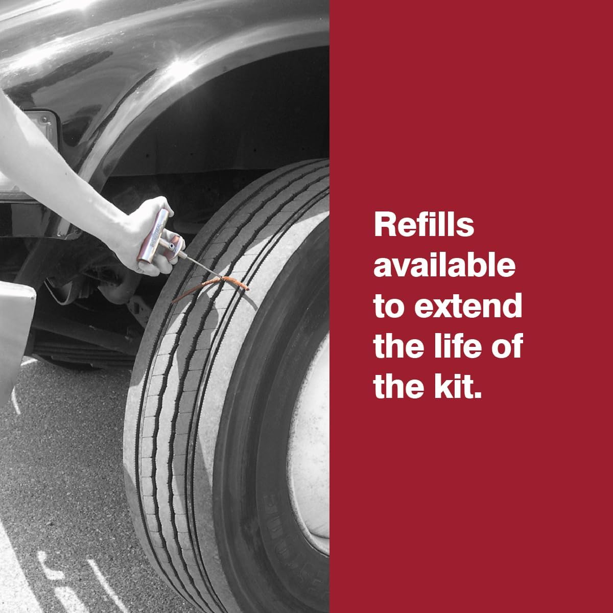 Safety Seal Truck Deluxe Tire Repair Kit 30-8"(20CM) Repairs
