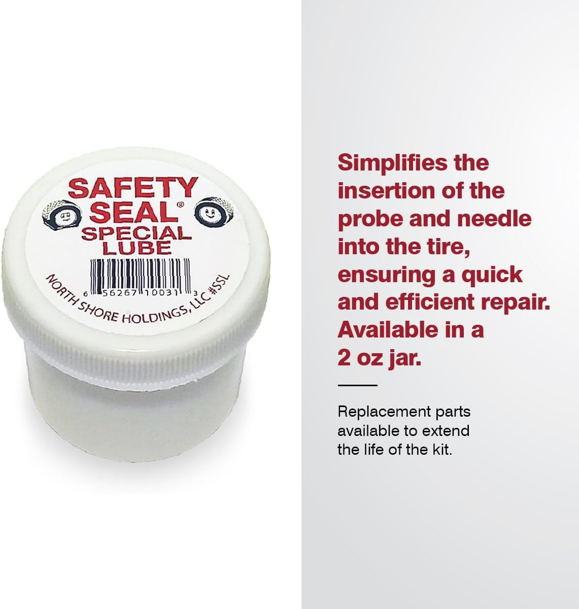 Safety Seal Truck Deluxe Tire Repair Kit 30-8"(20CM) Repairs