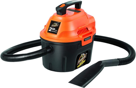 Armor All AA255W Wet/Dry Utility Vac 2.5 Gallon, 2.5-Gallon,120 Volts (AC), Orange/Black