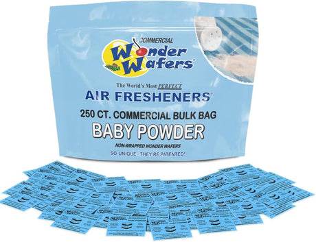 Wonder Wafers 250 Count New Leather Unwrapped Automobile Professional Use Air Fresheners Car and Truck Detail