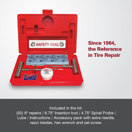 Safety Seal Truck Deluxe Tire Repair Kit 30-8"(20CM) Repairs