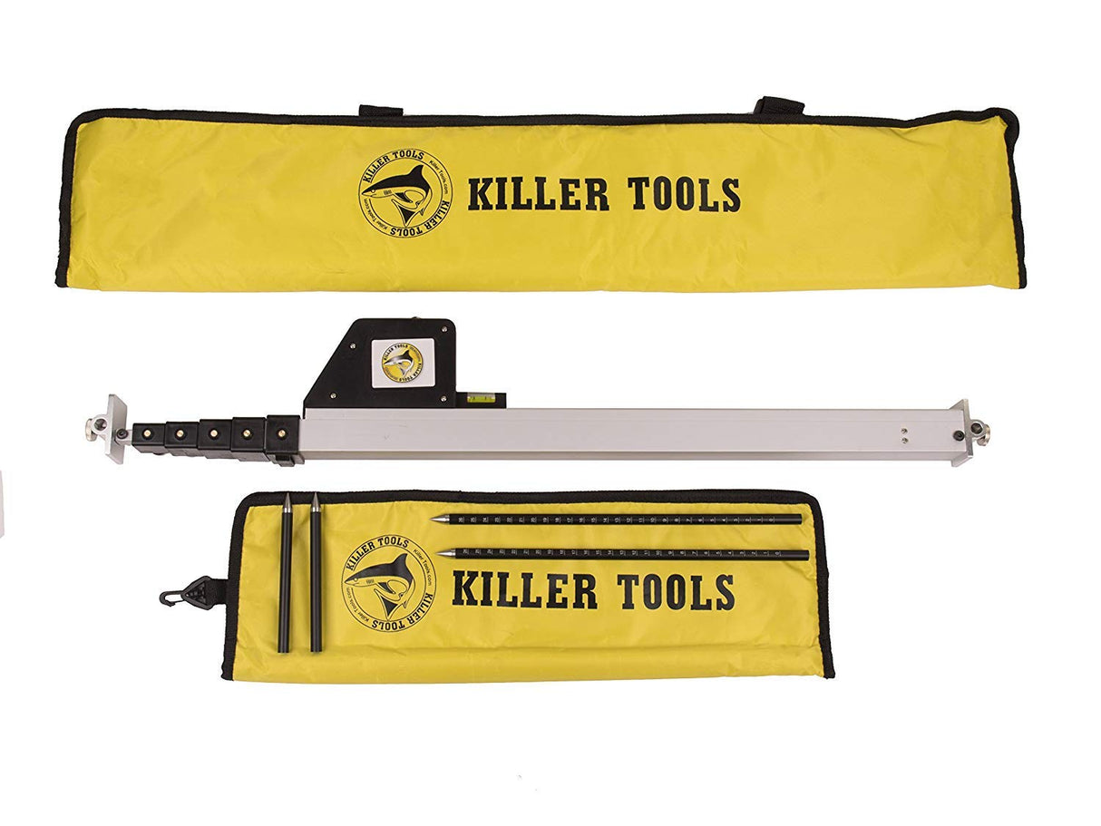 Killer Tools Telescoping Aluminum Measuring Tram Gauge