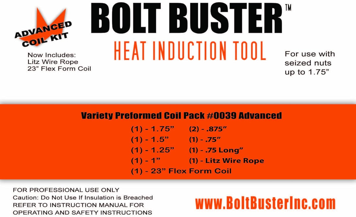 Bolt Buster - Coil Kit Heat Induction Tool
