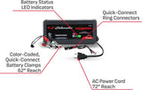 Schumacher Electric 1.5A Car Battery Charger and Maintainer, 3-in-1 Solution, for 6V/12V Power Sport, Automotive, and Marine Batteries, SC1355