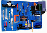 Wall Control Pegboard Organizer 4 ft. Metal Pegboard Standard Tool Storage Kit with Gray Toolboard and White Accessories