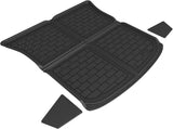 3D MAXpider Custom Fit Kagu Cargo Liner (Black) Compatible with Tesla Model Y 5-Seat 2020-2026 - Rear Upper Cross Fold Cargo Liner