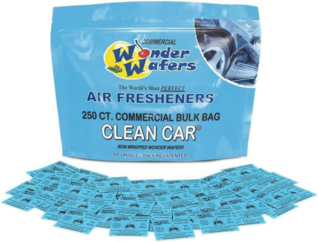 Wonder Wafers 250 Count New Leather Unwrapped Automobile Professional Use Air Fresheners Car and Truck Detail