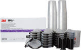 3M 26000 PPS 2.0 Spray Gun Cup, Lids and Liners Kit, Standard, 200-Micron Filter, 22 Ounces, BLACK,SILVER