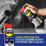 WD-40 Specialist Dry Lube with Smart Straw, Lubricant for Corrosion Protection on Table Saws, Drills and Lathes, Industrial Strength Friction-Reducing Formula, 10 Oz.