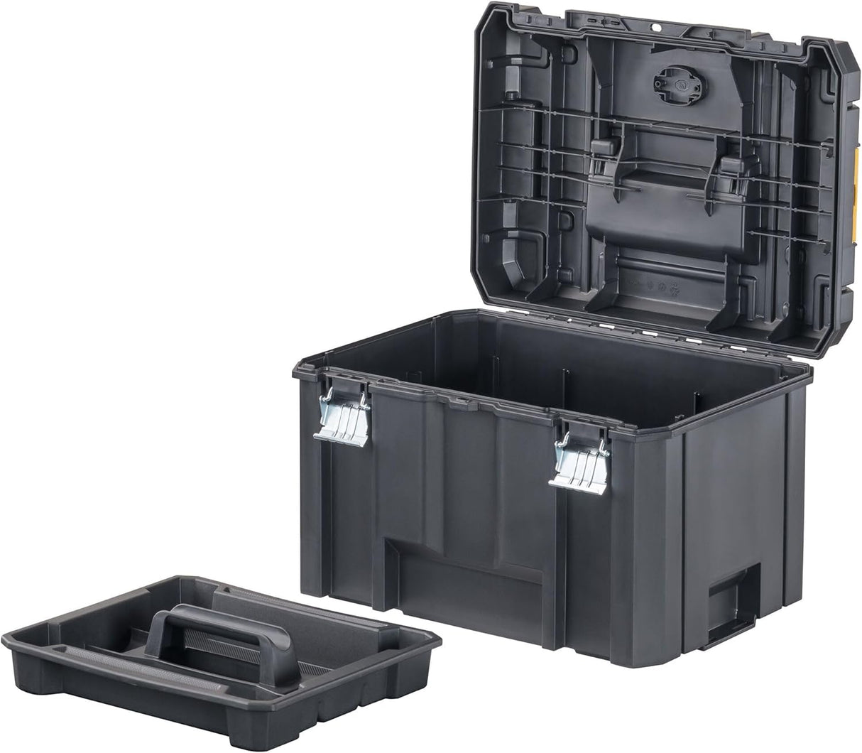 DEWALT TSTAK Tool Box, Extra Large Design, Removable Tray for Easy Access to Tools, Water and Debris Resistant (DWST17806)