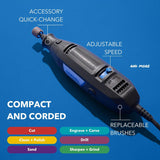 Dremel 3100-1/15 Variable Speed Rotary Tool Kit- 1 Attachment and 15 Accessories, Ideal for a Variety of Crafting and DIY Projects- Cutting, Sanding, Grinding, Polishing, Drilling, and Engraving