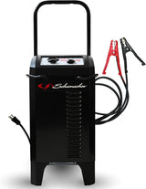 Schumacher Electric Wheeled Manual 10A Car Battery Charger and 200A Engine Starter, 2-in-1 Solution, 40A Boost, for 6V/12V Power Sport, Automotive, and Marine Batteries, SC1446