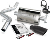Banks Power 51315-B Stainless Steel Cat Back Exhaust System fits Jeep Wrangler Includes Muffer Silver