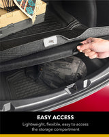 3D MAXpider Custom Fit Kagu Cargo Liner (Black) Compatible with Tesla Model Y 5-Seat 2020-2026 - Rear Upper Cross Fold Cargo Liner