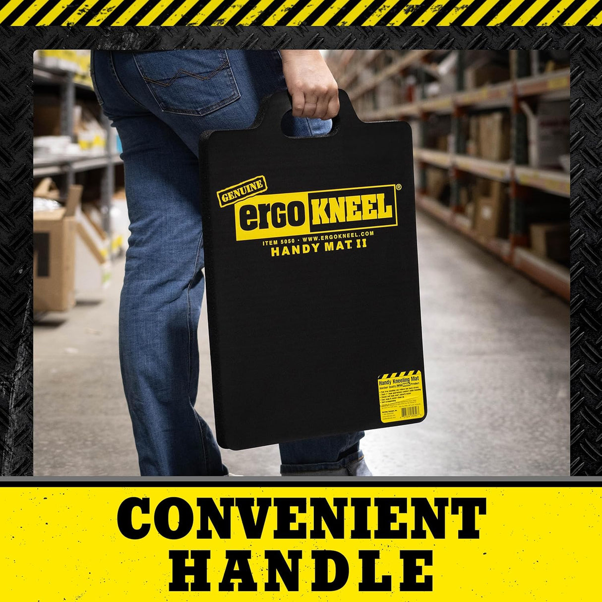Foam Kneeling Pad – Extra Thick 1” Kneeling Mat 14” x 21” | Large Working Pad for Knees & Back | Heavy-Duty Anti-Fatigue Knee Mat | Portable Industrial Kneeling Pad