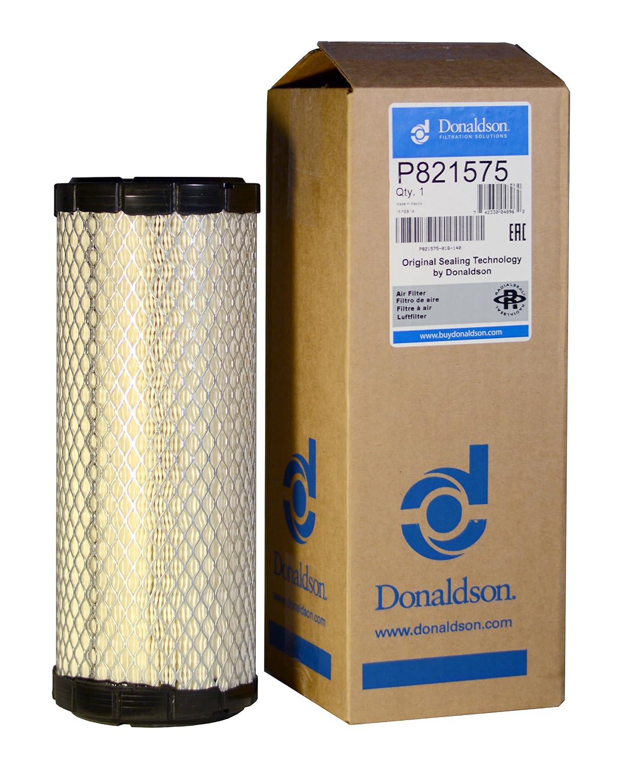 Donaldson P821575 Primary Radial Seal Air Filter