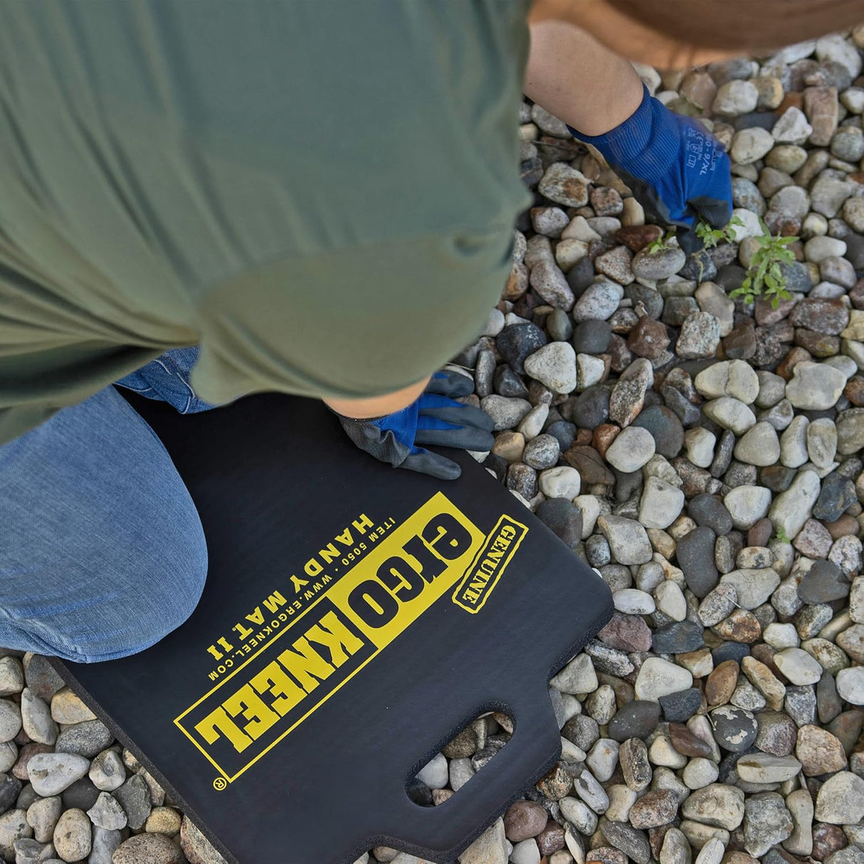 Foam Kneeling Pad – Extra Thick 1” Kneeling Mat 14” x 21” | Large Working Pad for Knees & Back | Heavy-Duty Anti-Fatigue Knee Mat | Portable Industrial Kneeling Pad