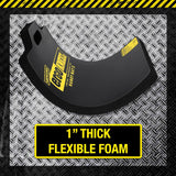 Foam Kneeling Pad – Extra Thick 1” Kneeling Mat 14” x 21” | Large Working Pad for Knees & Back | Heavy-Duty Anti-Fatigue Knee Mat | Portable Industrial Kneeling Pad