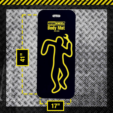 Body Mat | 41' x 17' x 1' Kneeling Pad | Heavy-Duty Foam Anti-Fatigue Mat for Severe Kneeling & Industrial Use